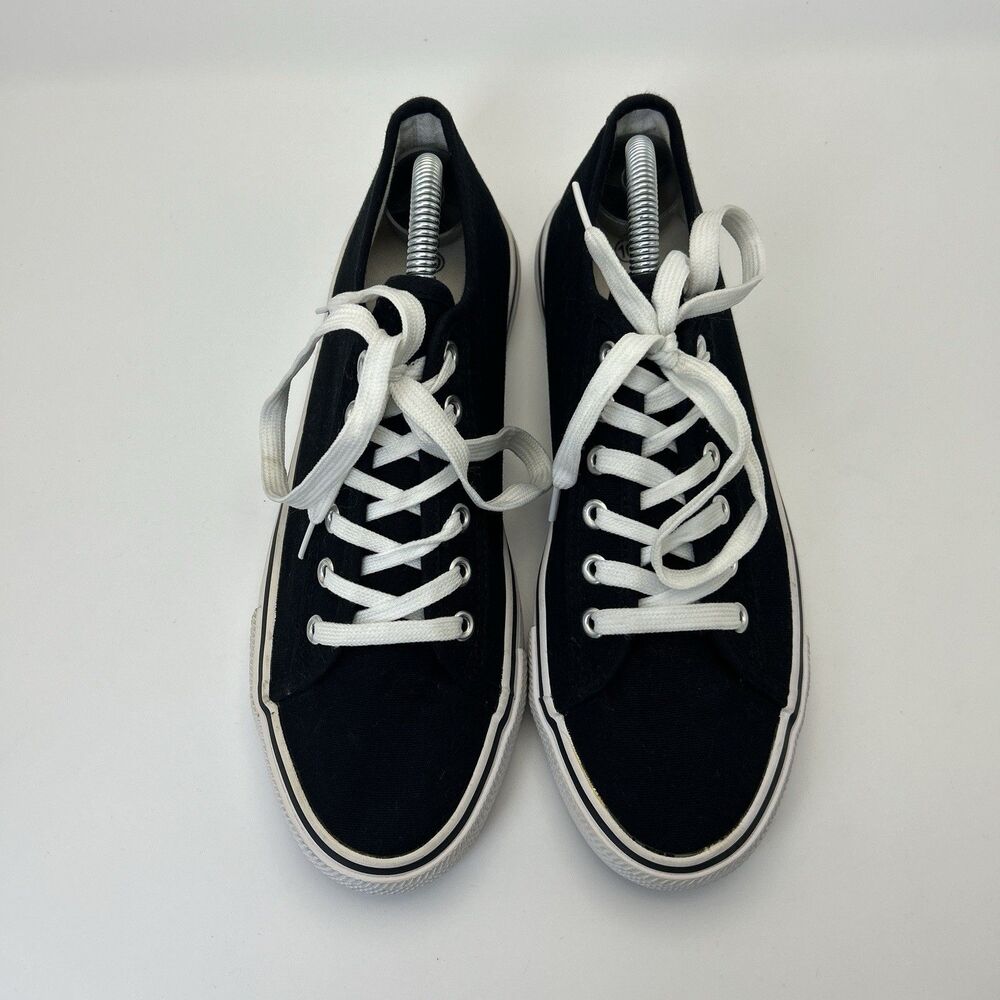 Balera Canvas Low Top Sneaker Women’s 10 Black Hip hop Dance Shoe Party Prom - Picture 9 of 9